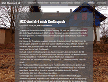 Tablet Screenshot of msc-steinlach.de